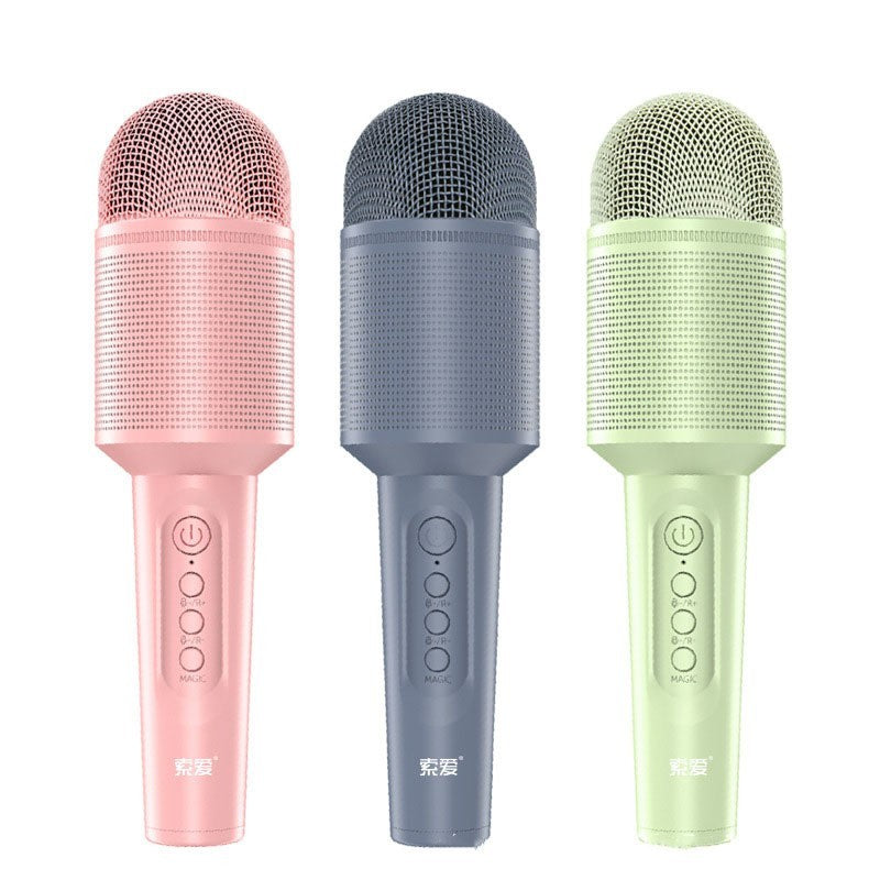 Audio Integrated Microphone Karaoke Wireless Bluetooth - Arovion