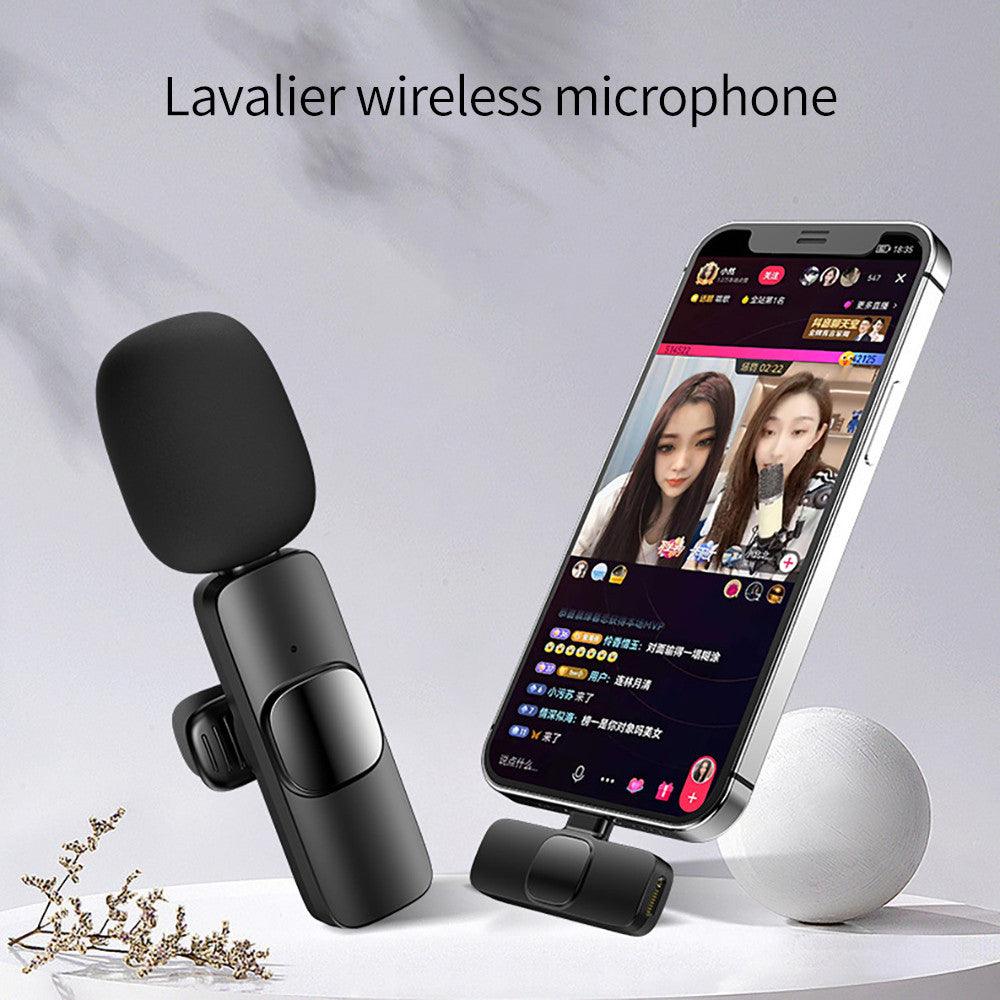 Wireless Lavalier Microphone Portable Audio Video Recording - Arovion