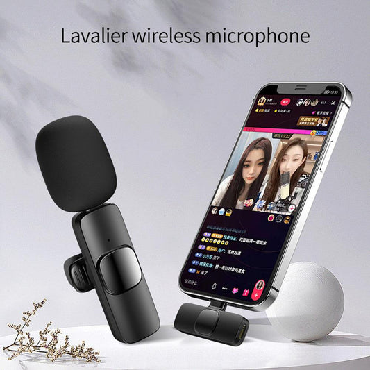 Wireless Lavalier Microphone Portable Audio Video Recording - Arovion