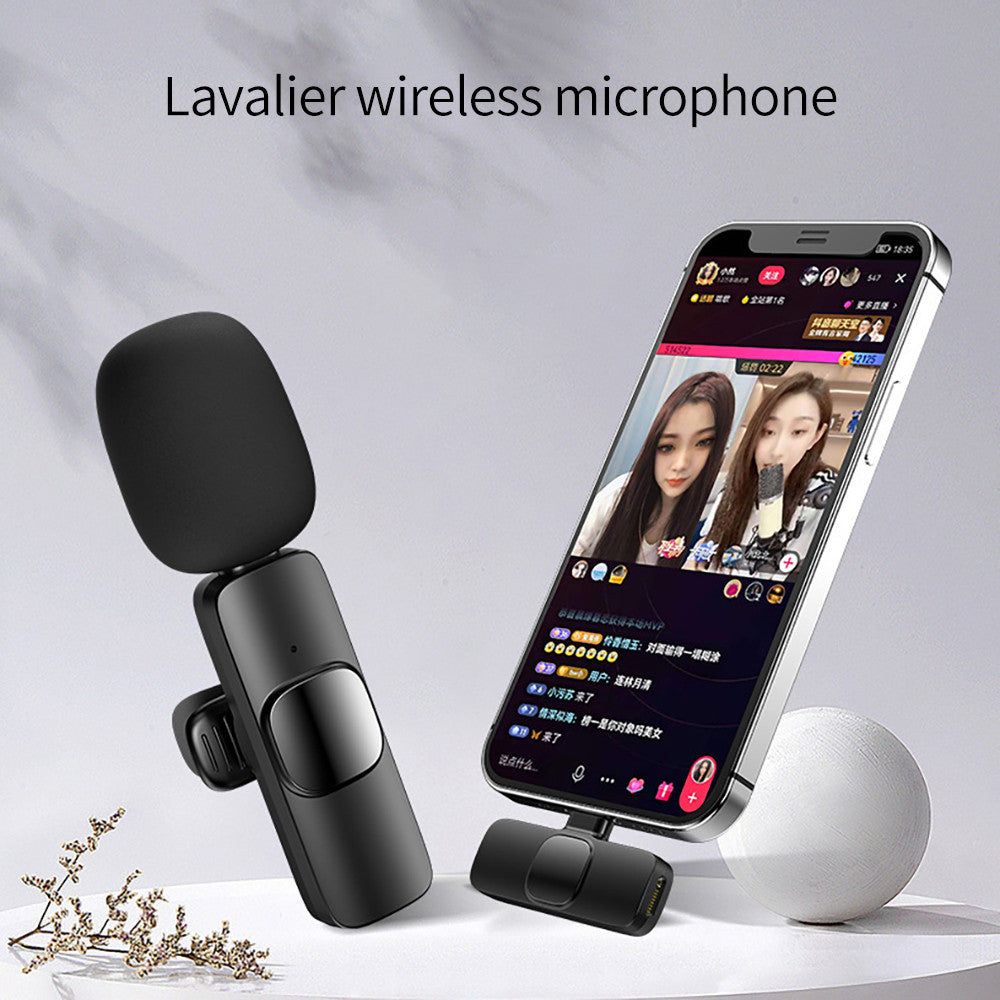 Wireless Lavalier Microphone Portable Audio Video Recording Mini Mic - Arovion