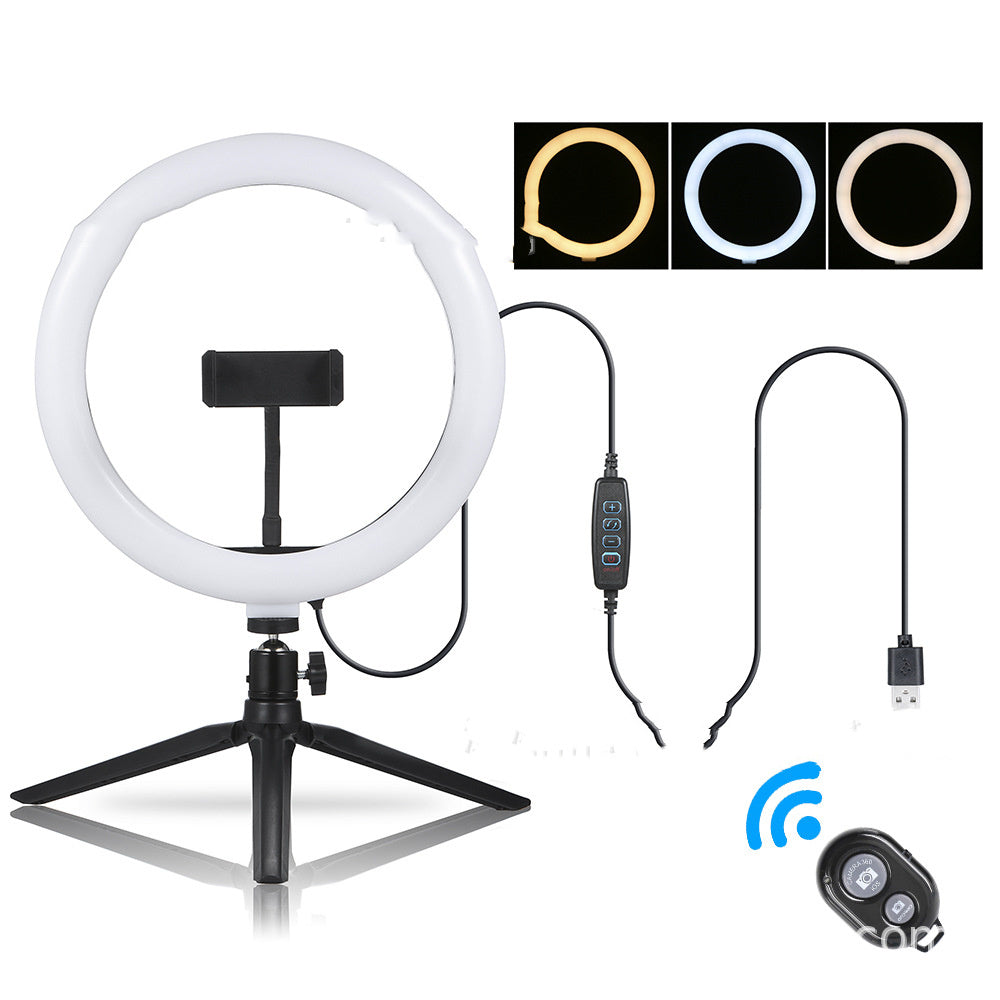 Compatible with Apple, Fill Light Net Celebrity Live Light Set With Desktop Tripod - Arovion