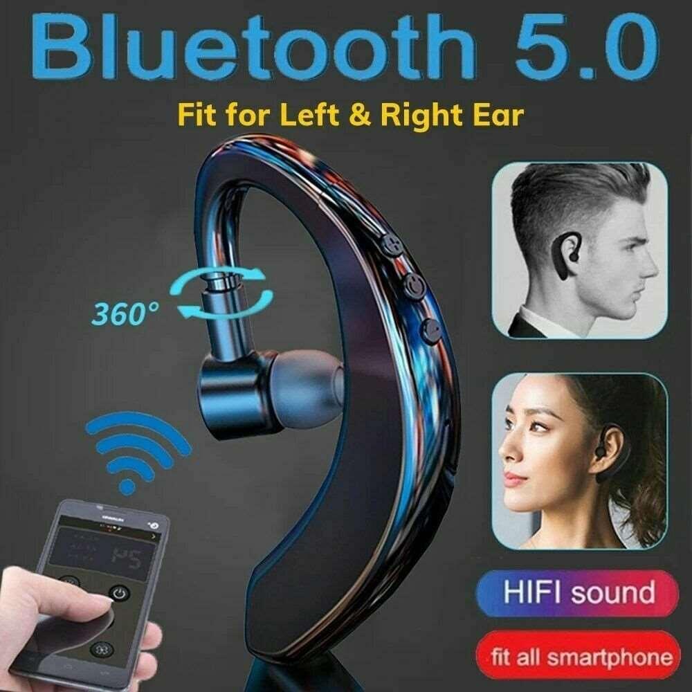 Bluetooth 5.0 Earpiece Driving Trucker Wireless Earbuds Noise Cancelling - Arovion