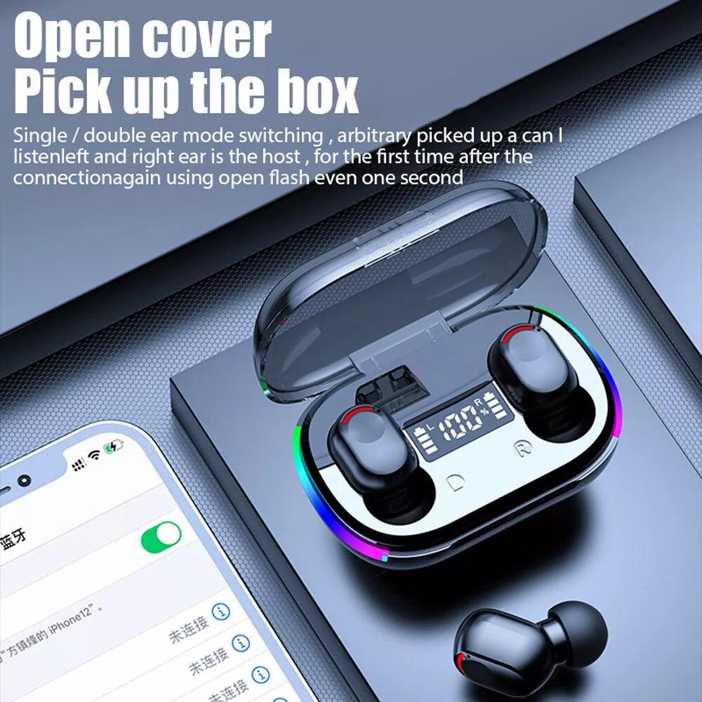 TWS 5.3 Wireless Headphones Earphone Waterproof For All Phones - Arovion