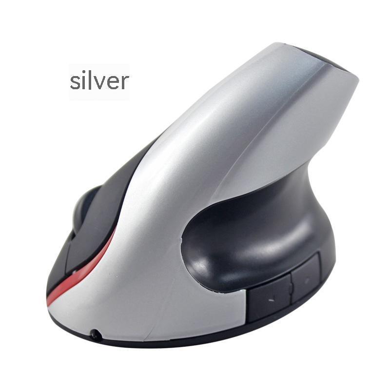 Wireless Vertical Rechargeable Battery Mouse Ergonomic Grip Mouse - Arovion