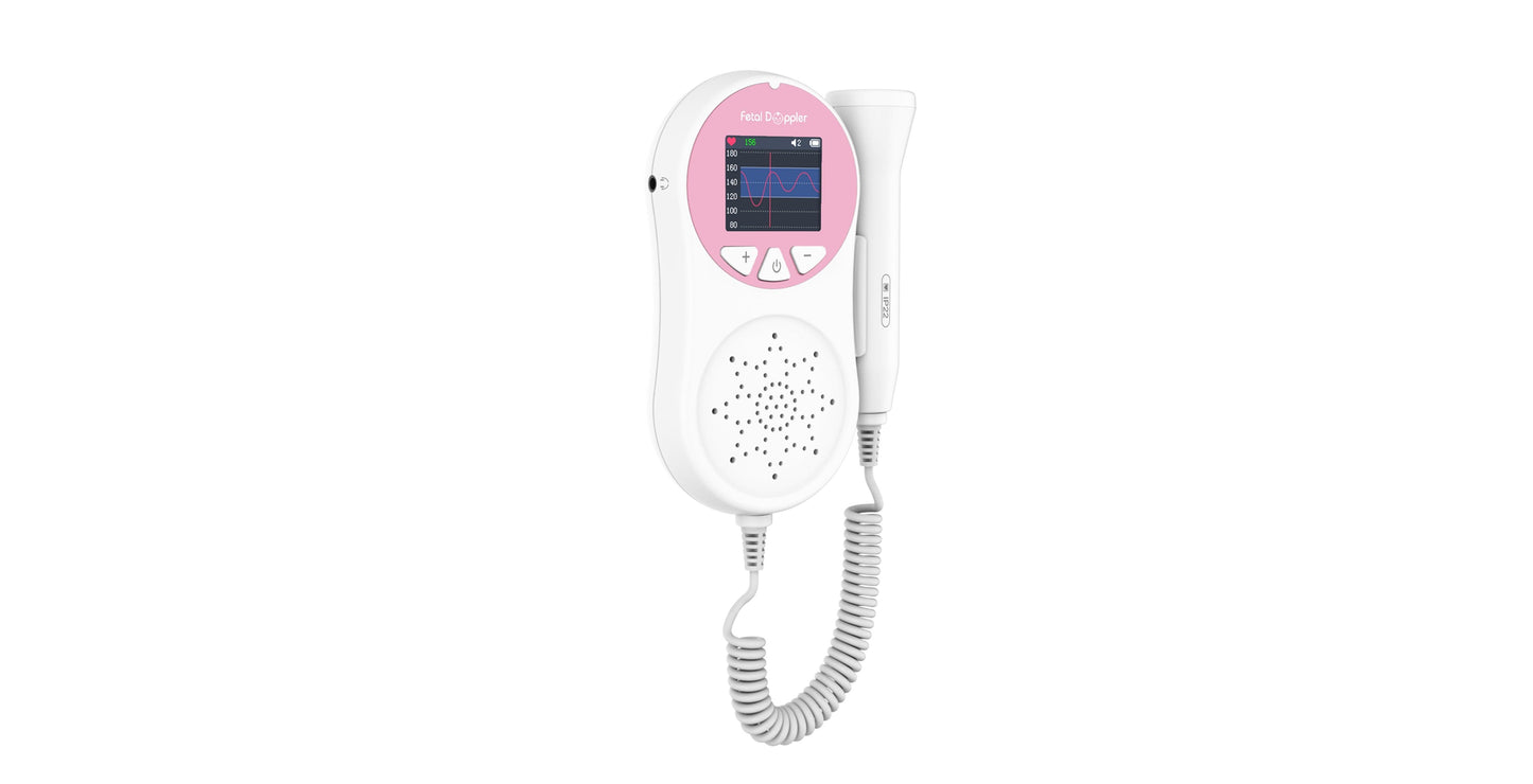 Pocket Fetal Doppler Pregnancy Baby Heart Rate Monitor - Arovion