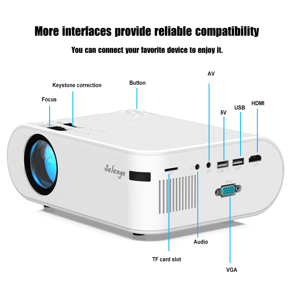 Portable Smart Projector P62 Supports Home Use - Arovion