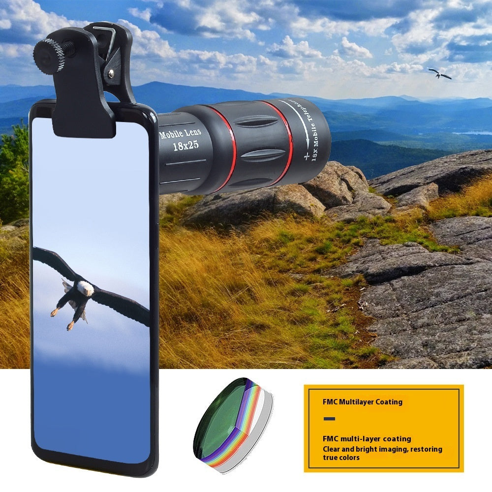 18x High-definition External Telephoto Lens For Mobile Phones - Arovion