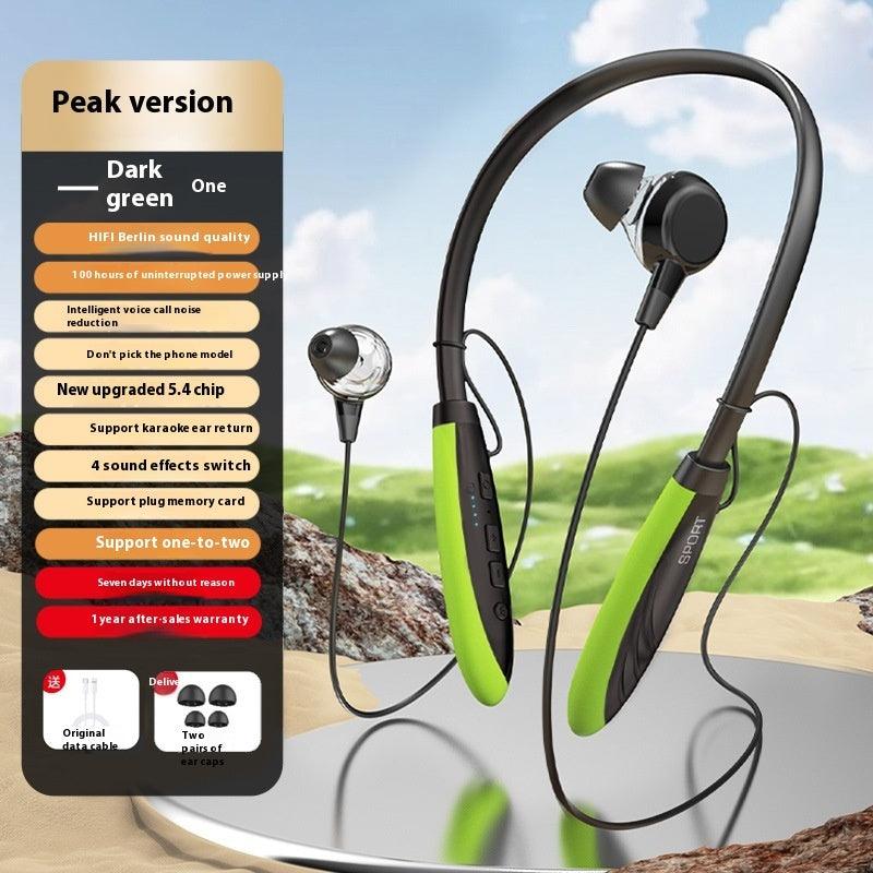 Neck Wireless Bluetooth 9D Stereo Surround Headphone Magnetic - Arovion