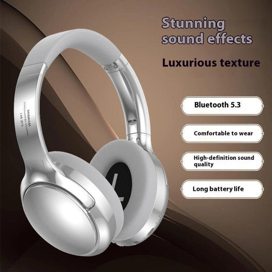 Retro Headset Metal Bluetooth 53 Sport Wireless Headphone - Arovion