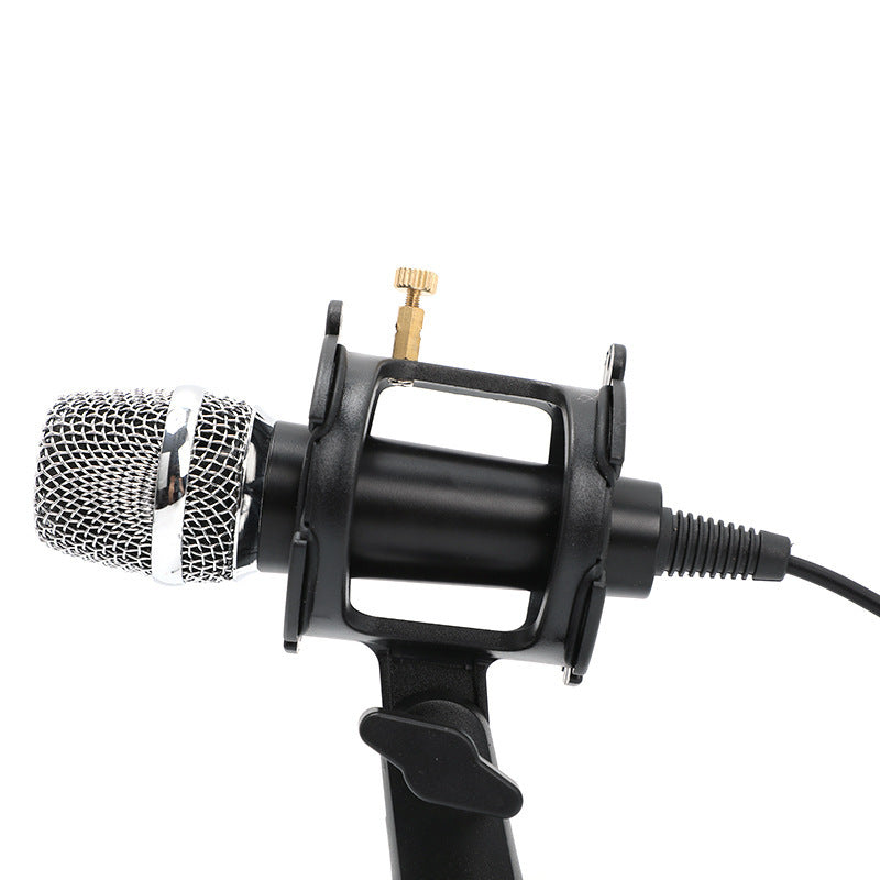 Mini Mobile Computer Live Broadcast With Stand Microphone Aluminum - Arovion