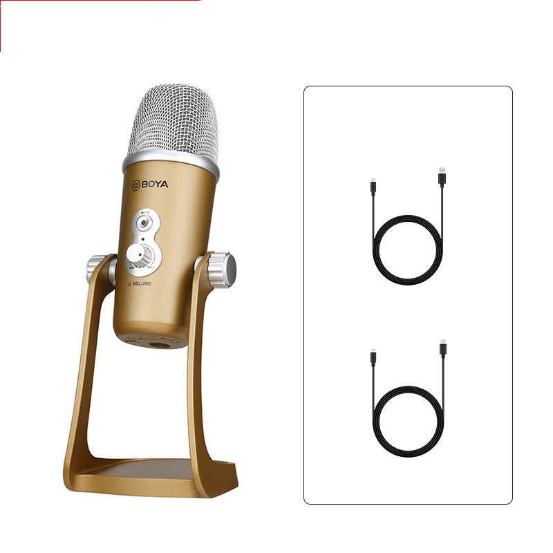 Condenser Microphone Eat Broadcast  Recording Built-in Sound Card - Arovion