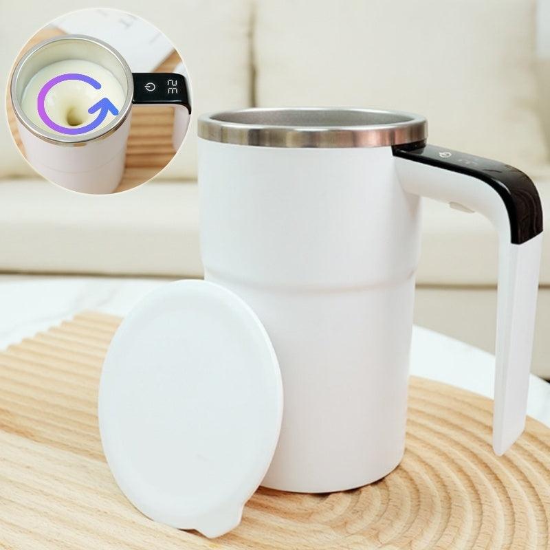 Electric Coffee Mug USB Rechargeable Automatic Magnetic Cup - Arovion