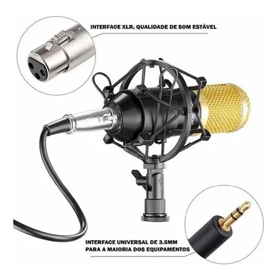 Condenser Microphone Podcast Studio Professional Recording - Arovion