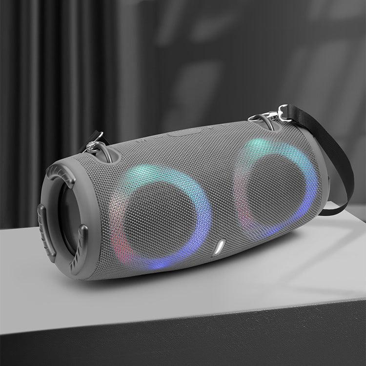 War Drum Bluetooth Speaker With RGB Colored Lights - Arovion