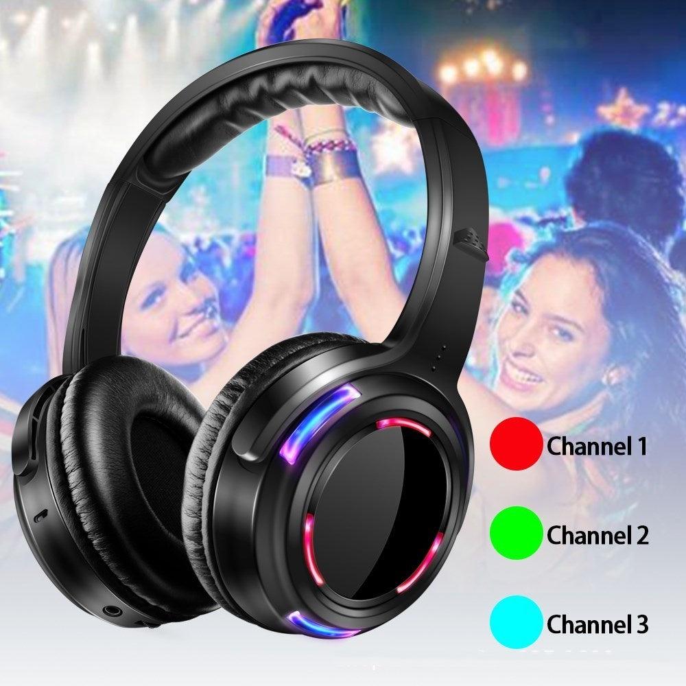 Silent Party Silent Disco Ball Activity Wireless Headphones - Arovion