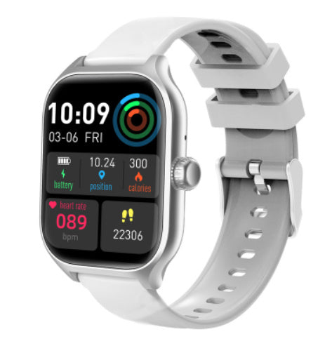 Bluetooth Smart Watch Full Touch Screen Heart Rate Smart Sport Bracelet - Arovion