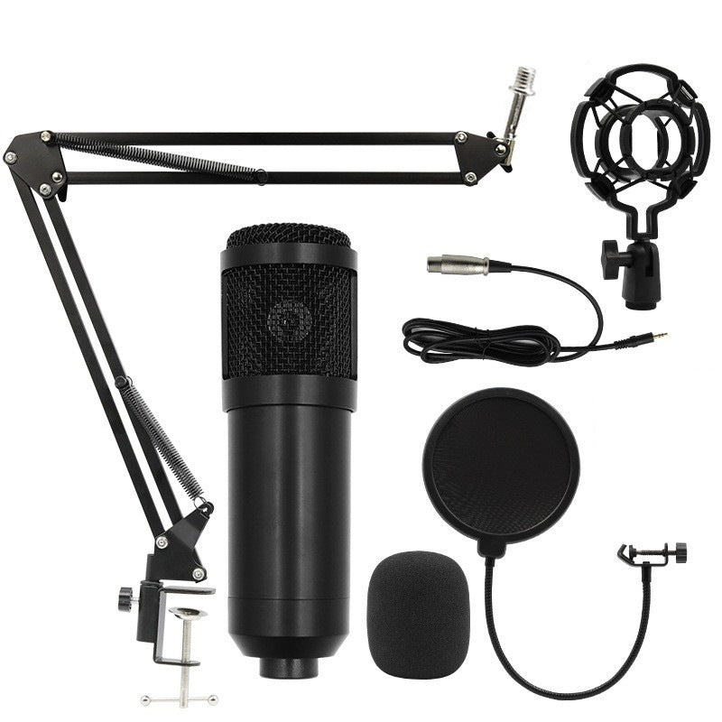 BM800 Capacitor Microphone Set Cantilever Bracket Mobile Phone Recording - Arovion