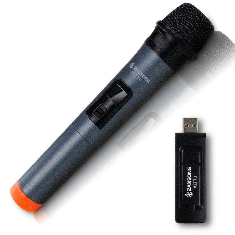 Wireless V12 Is Suitable For Speaker Amplifier Computer Handheld Microphone - Arovion