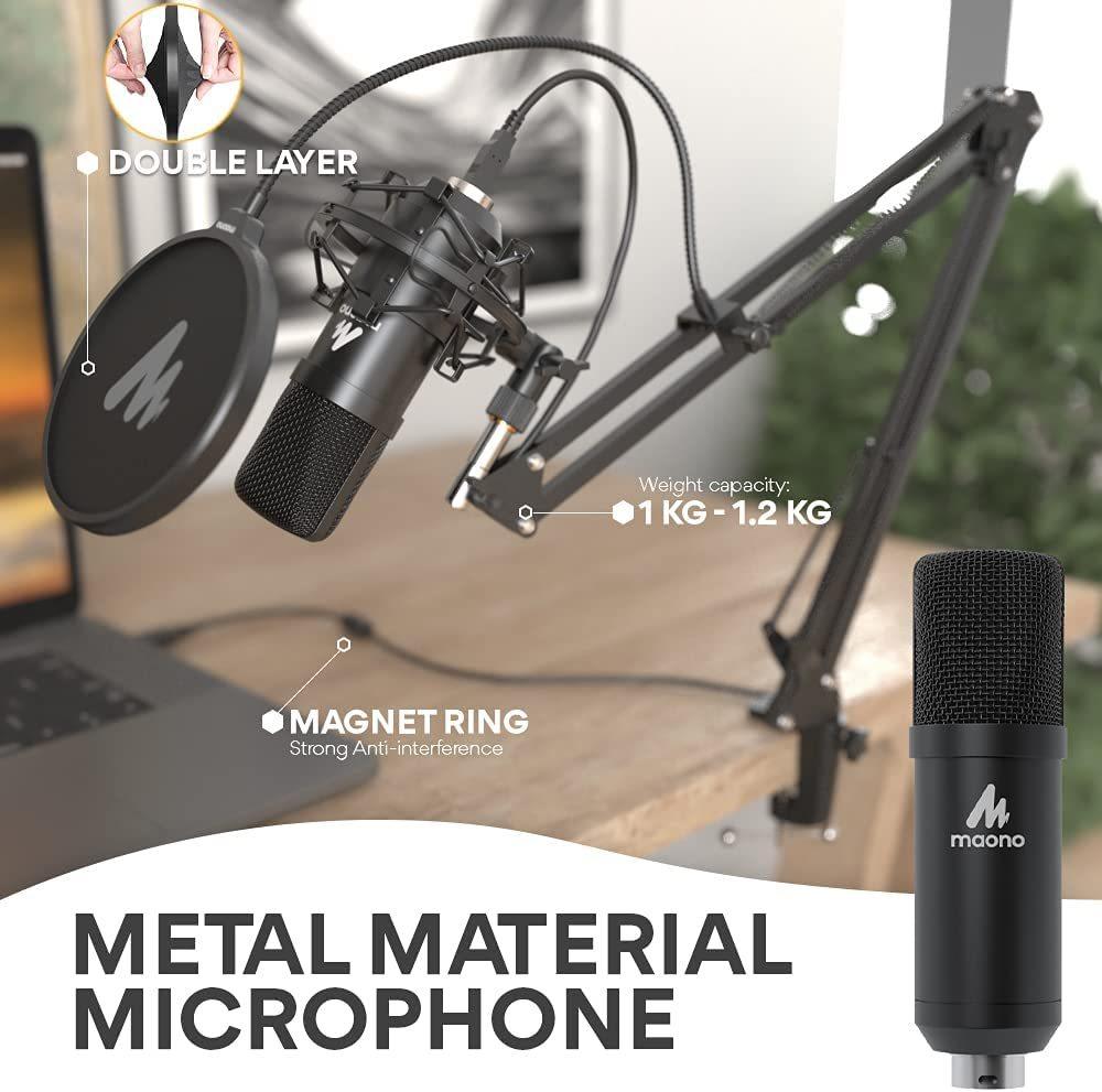 Phone K Song Capacitor Computer Recording Wired Microphone Mic - Arovion