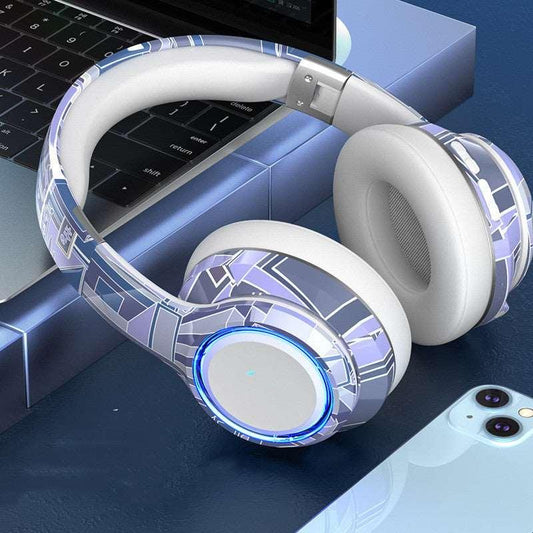 Bluetooth Headphones 5.2 Pluggable Illumination - Arovion