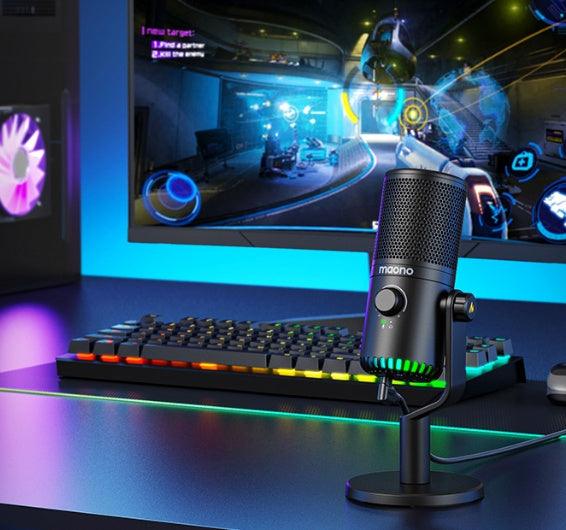 Computer Games Microphone Live Voice Noise Cancelling - Arovion