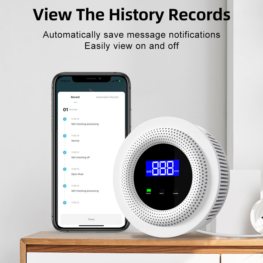 Smart Home WIFI Gas Detector - Arovion