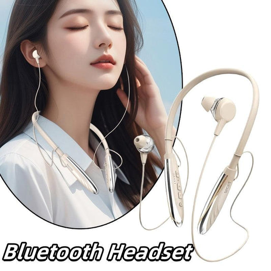 Neck Wireless Bluetooth 9D Stereo Surround Headphone Magnetic - Arovion