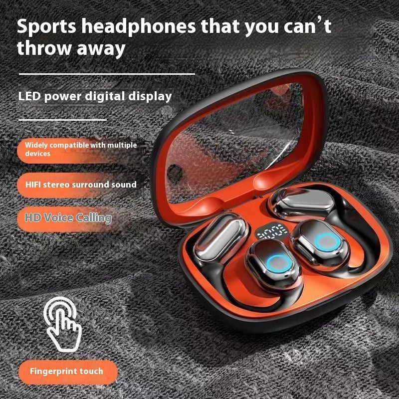 Ear-mounted Binaural Sports Bluetooth Headset - Arovion