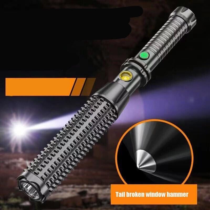 Defensive LED Torch Light Tactical Flashlight Rechargeable Lamp - Arovion