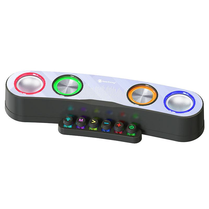 Desktop Colorful Gaming Bluetooth Speaker with LED - Arovion