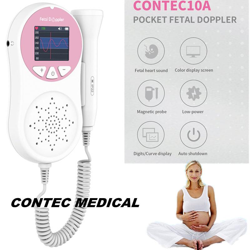 Pocket Fetal Doppler Pregnancy Baby Heart Rate Monitor - Arovion