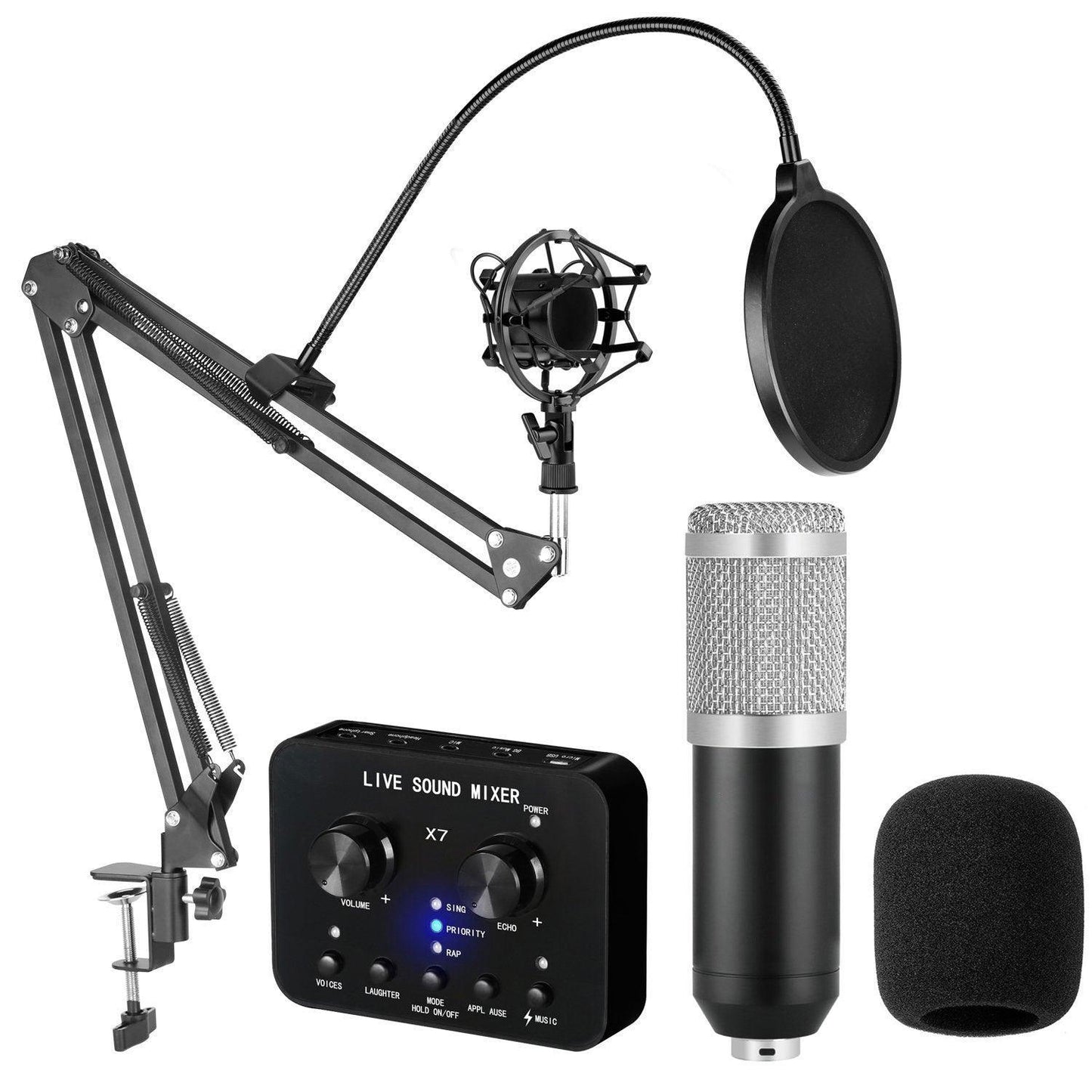 Shouting Microphone Recording Live K Song Podcast - Arovion