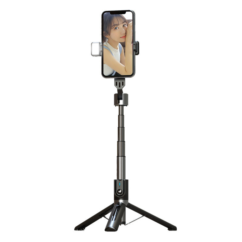 Bluetooth Selfie Stick Double Fill Light Desktop Live Broadcast - Arovion