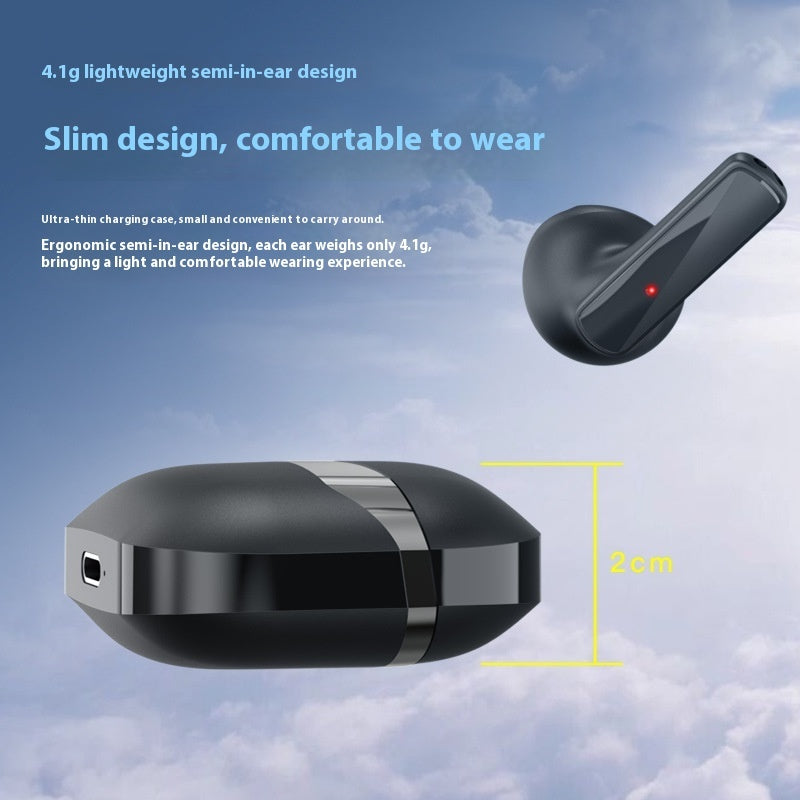 True Wireless Bluetooth Headset TWS Noise Reduction Low Power Consumption - Arovion